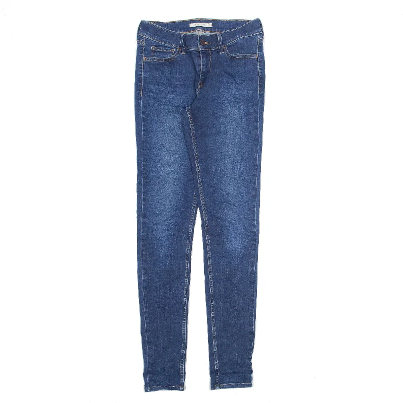 LEVI'S 710 Jeans Blue Denim Slim Skinny Stone Wash Womens W28 L32 Comfortable Stretch Denim Jeans LEVI'S 710 Jeans Blue Denim Slim Skinny Stone Wash Womens W28 L32 Comfortable Stretch Denim Jeans