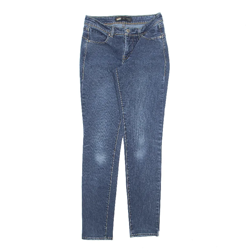 LEVI'S Bold Curve Jeans Blue Denim Regular Skinny Stone Wash Womens W26 L32 Stylish High-Waist Jeans LEVI'S Bold Curve Jeans Blue Denim Regular Skinny Stone Wash Womens W26 L32 Stylish High-Waist Jeans