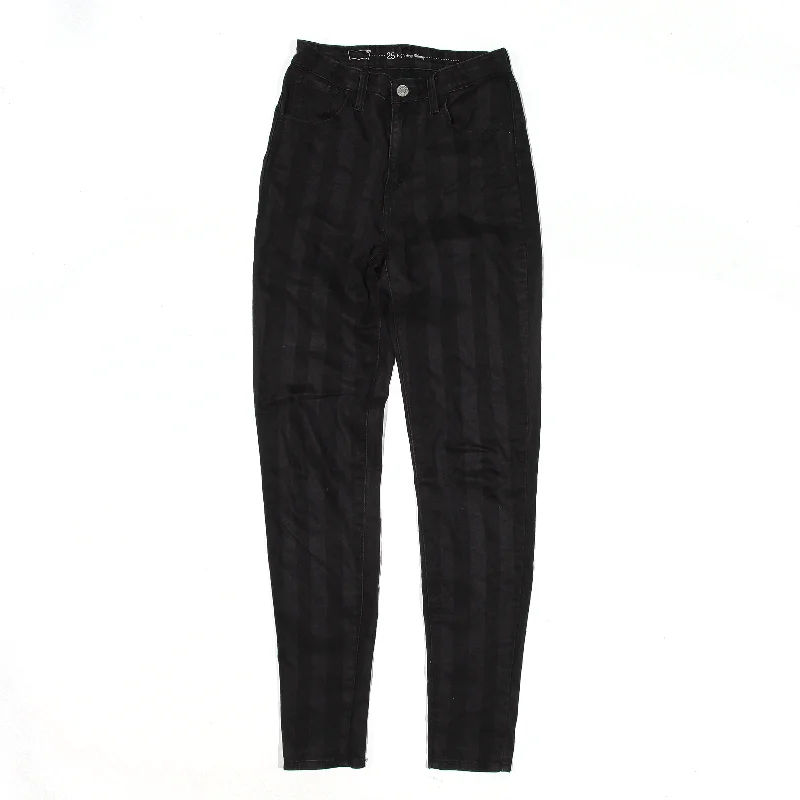 LEVI'S High Rise Jeans Black Denim Slim Skinny Womens W22 L30 Elegant Dark-Wash Bootcut Jeans LEVI'S High Rise Jeans Black Denim Slim Skinny Womens W22 L30 Elegant Dark-Wash Bootcut Jeans