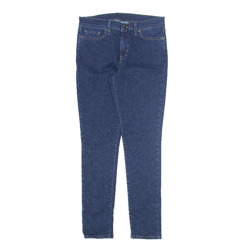 LEVI'S Jeans Blue Denim Regular Skinny Womens W29 L30 Casual Light Wash Jeans