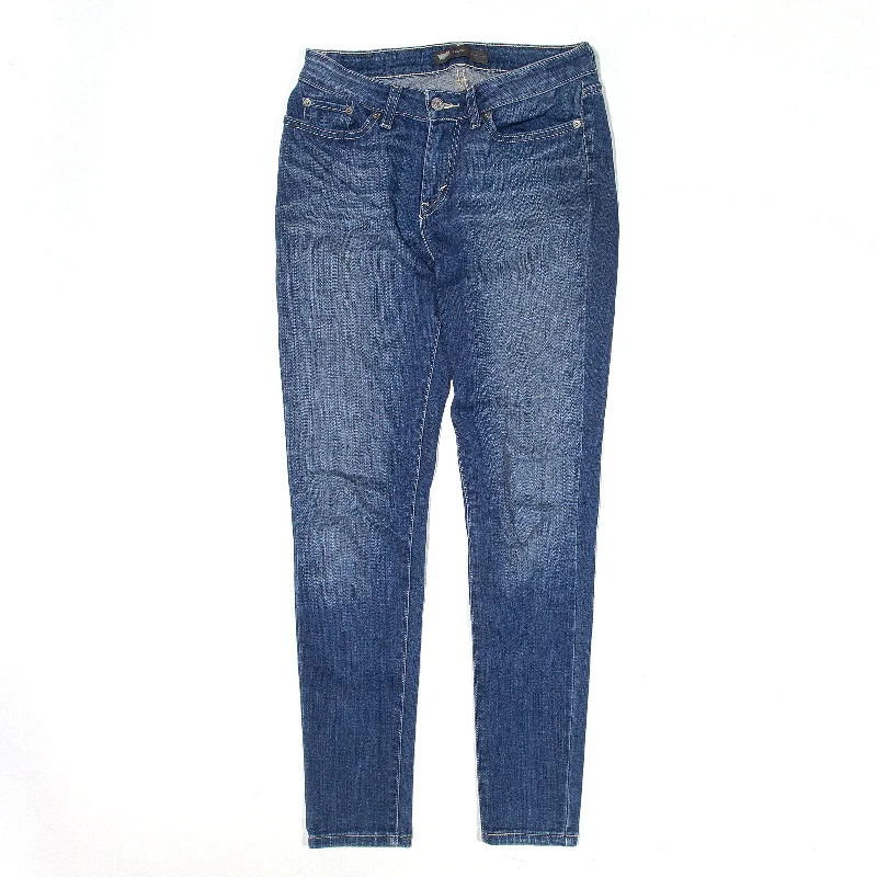 LEVI'S Legging Jeans Blue Denim Slim Skinny Womens W28 L30 Fashionable Mom Jeans