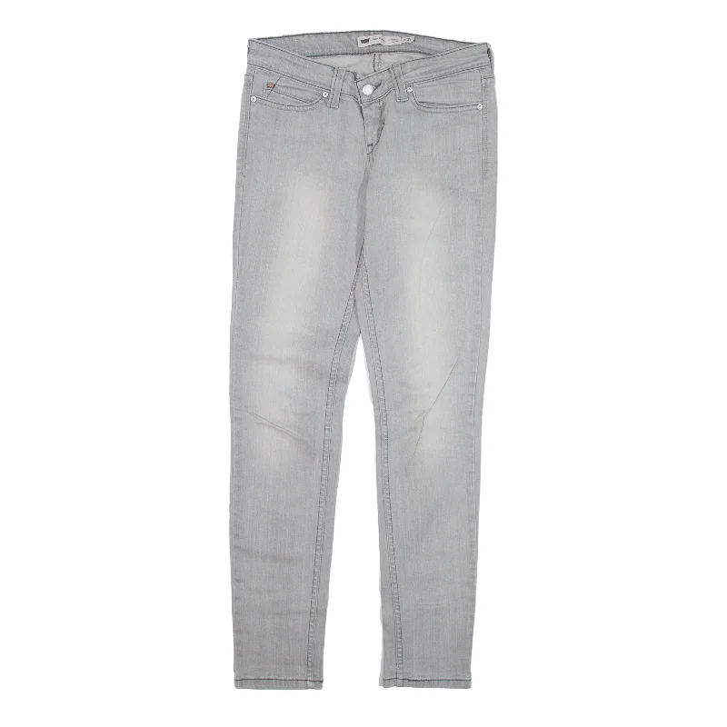 LEVI'S Low Rise Jeans Grey Denim Slim Skinny Womens W30 L31 Fashionable Jeggings Style Jeans LEVI'S Low Rise Jeans Grey Denim Slim Skinny Womens W30 L31 Fashionable Jeggings Style Jeans