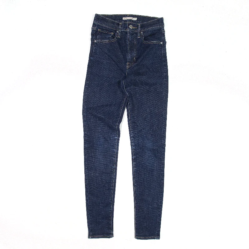 LEVI'S Mile High Jeans Blue Denim Slim Skinny Womens W24 L27 Stylish Bootcut Denim Jeans LEVI'S Mile High Jeans Blue Denim Slim Skinny Womens W24 L27 Stylish Bootcut Denim Jeans