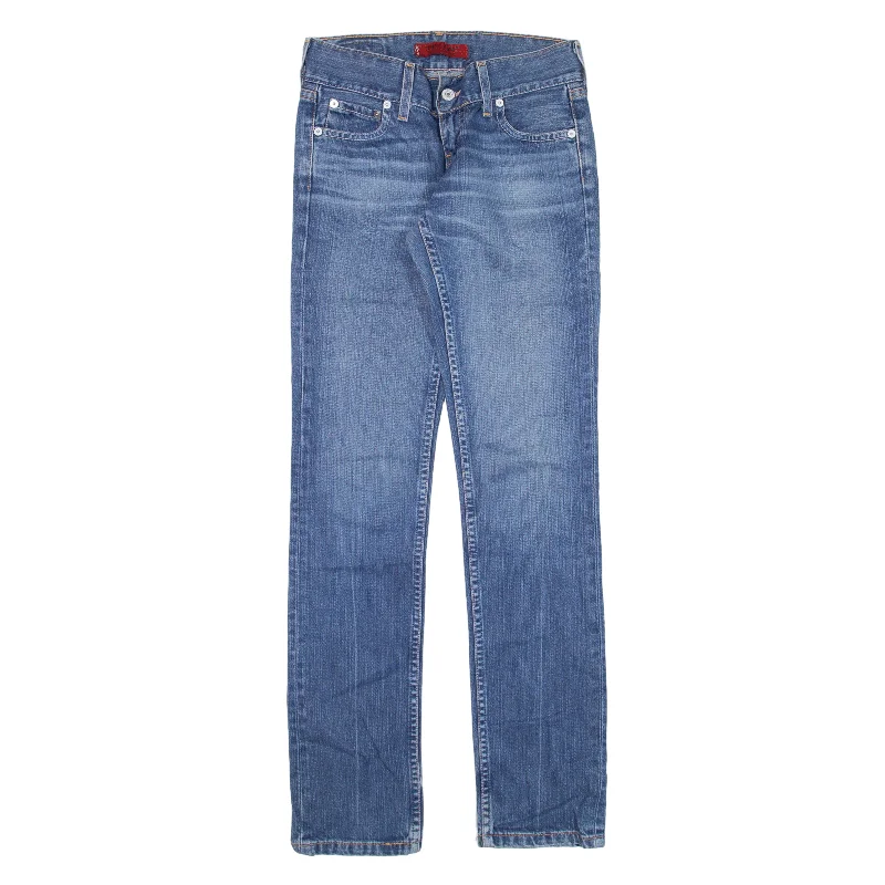 LEVI'S Patty Anne Jeans Blue Denim Slim Straight Womens W24 L32 Trendy Flared Leg Jeans LEVI'S Patty Anne Jeans Blue Denim Slim Straight Womens W24 L32 Trendy Flared Leg Jeans
