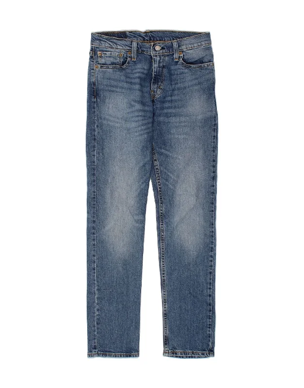 LEVI'S Womens 511 Slim Jeans W30 L32  Blue Cotton Fashionable Straight Cut Jeans