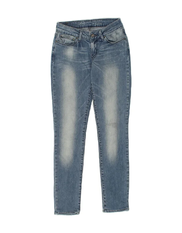 LEVI'S Womens Bold Curve Skinny Jeans W26 L29 Blue Cotton Trendy Acid Wash Skinny Jeans LEVI'S Womens Bold Curve Skinny Jeans W26 L29 Blue Cotton Trendy Acid Wash Skinny Jeans
