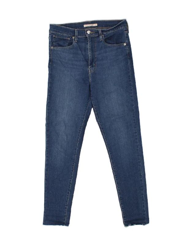 LEVI'S Womens Mile High High Waist Super Skinny Jeans W30 L29 Blue Cotton Classic Slim Fit Jeans LEVI'S Womens Mile High High Waist Super Skinny Jeans W30 L29 Blue Cotton Classic Slim Fit Jeans