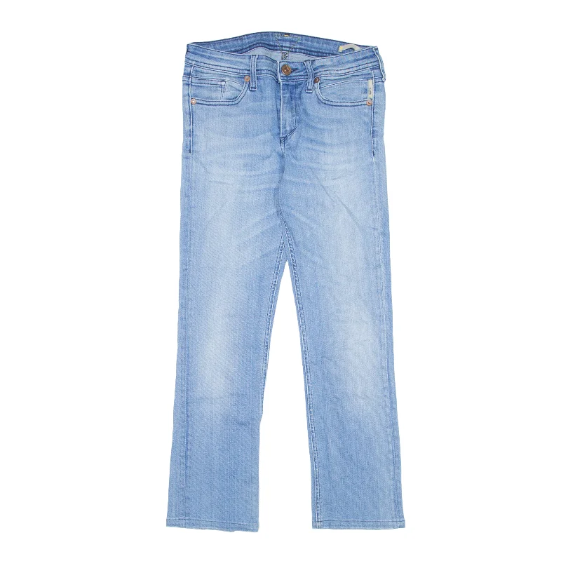 MELTIN' POT Melia Jeans Blue Denim Regular Straight Stone Wash Womens W26 L23 Fashionable Bootcut Jeans MELTIN' POT Melia Jeans Blue Denim Regular Straight Stone Wash Womens W26 L23 Fashionable Bootcut Jeans