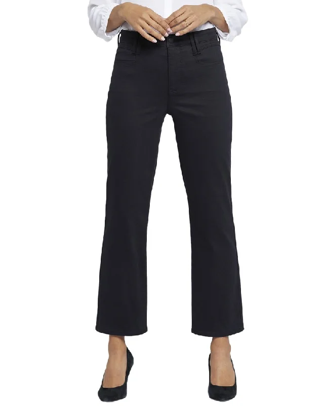 NYDJ Bailey Black Straight Jean Stylish Plus Size Denim Jeans