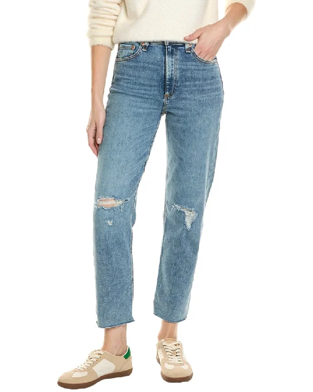 rag & bone Nina Bloomfield High-Rise Ankle Cigarette Jean Trendy Skinny Fit Jeans