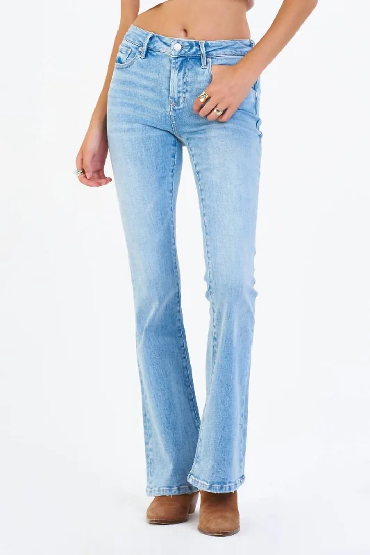 Rosa High Rise Flare Jean In Portmore Chic Ripped Jeans