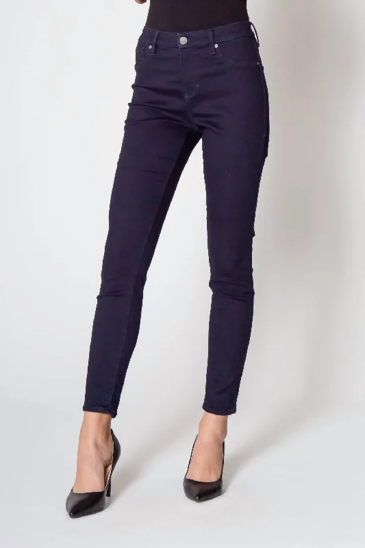 Staci High Rise Legging Jean In Durham Stylish Paperbag Waist Denim
