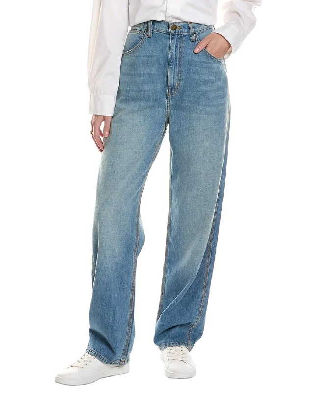 THE GREAT The Miner Louisiana Wash Jean Stylish High-Rise Mom Jeans