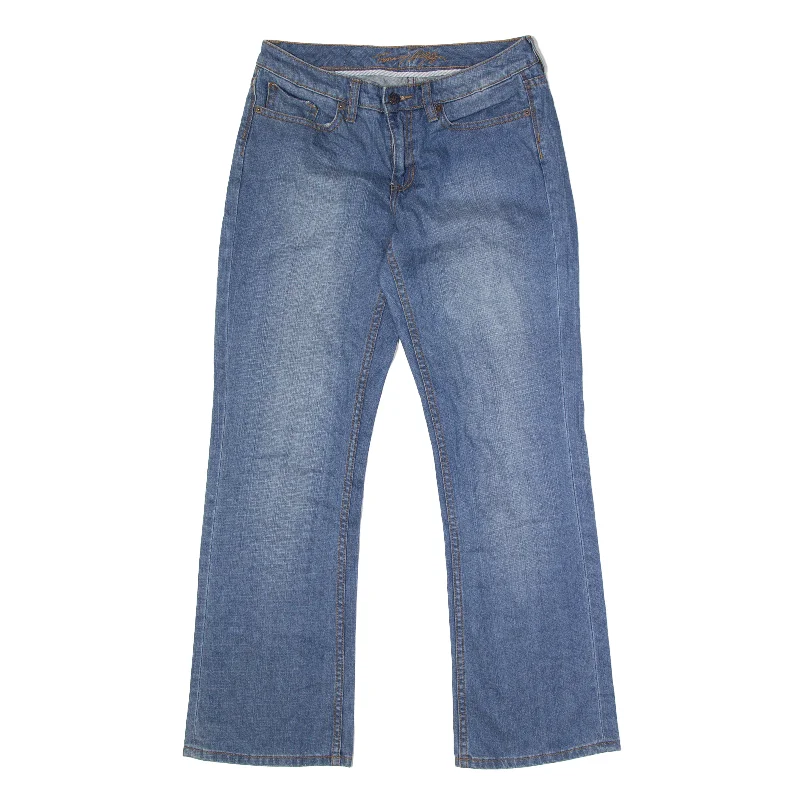 TOMMY HILFIGER Blue Jeans W28 L30 Fashionable Raw Hem Bootcut Jeans