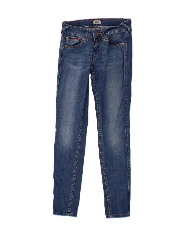 TOMMY HILFIGER Womens Slim Jeans W27 L30 Blue Cotton Fashionable Jeggings Style Jeans TOMMY HILFIGER Womens Slim Jeans W27 L30 Blue Cotton Fashionable Jeggings Style Jeans