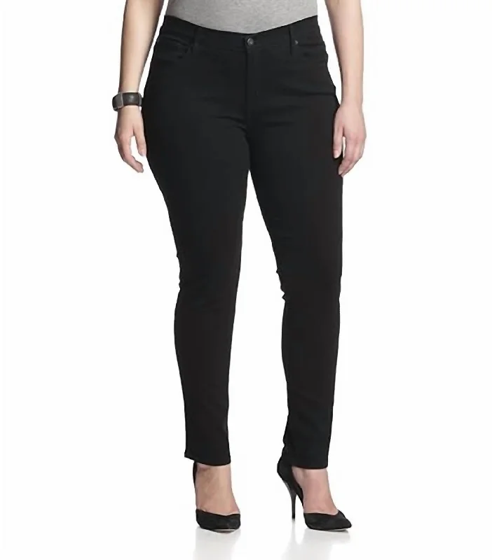 Twiggy Z Skinny Jean In Black Trendy Button-Up High-Waist Jeans