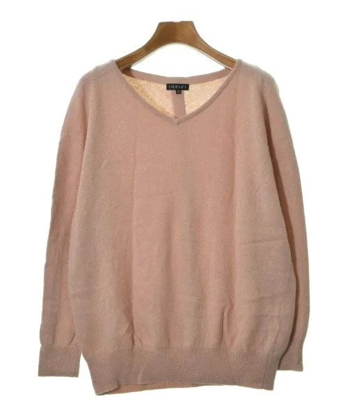 INDIVI Sweaters Mesh Sweater Canvas Denim