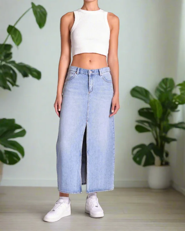 99 Low Maxi Skirt Sylvie cotton skirt soft