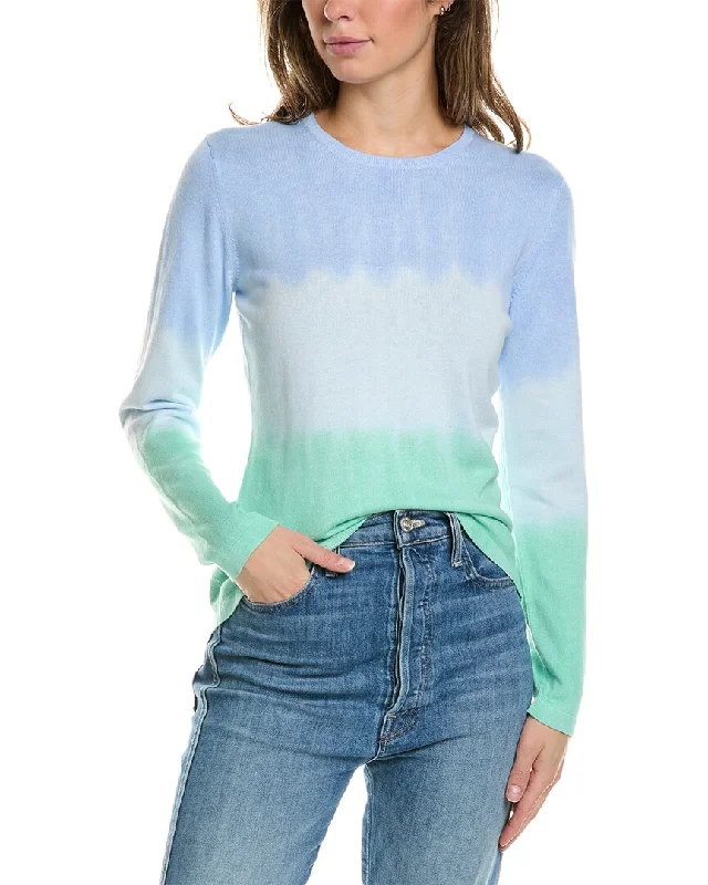 Alashan Cashmere Dip-Dye Cashmere-Blend Sweater Oversized Loose Flowy