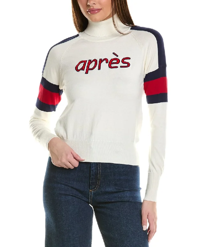 Alexia Admor Jenni Sweater Satin Blend Silk Blend Wool Blend