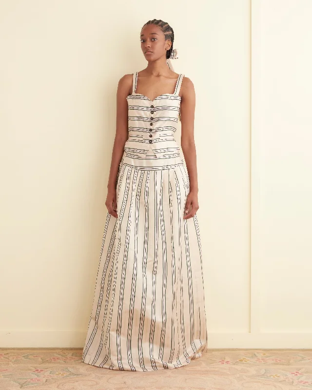 Antique Stripe Stowe Skirt tulle skirt dreamy