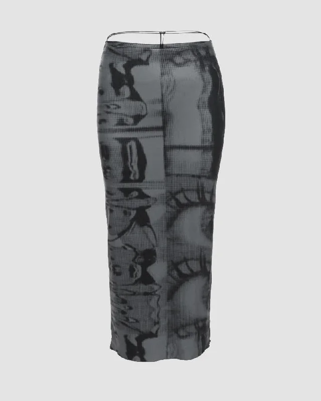 Ashen Toughie Skirt cashmere skirt soft