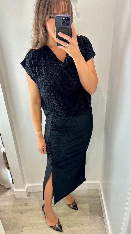 B YOUNG TACHA SKIRT spandex blend skirt