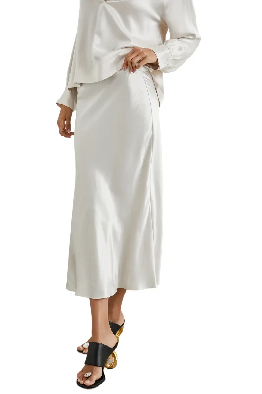 Berlin Skirt - Ivory corduroy skirt cozy