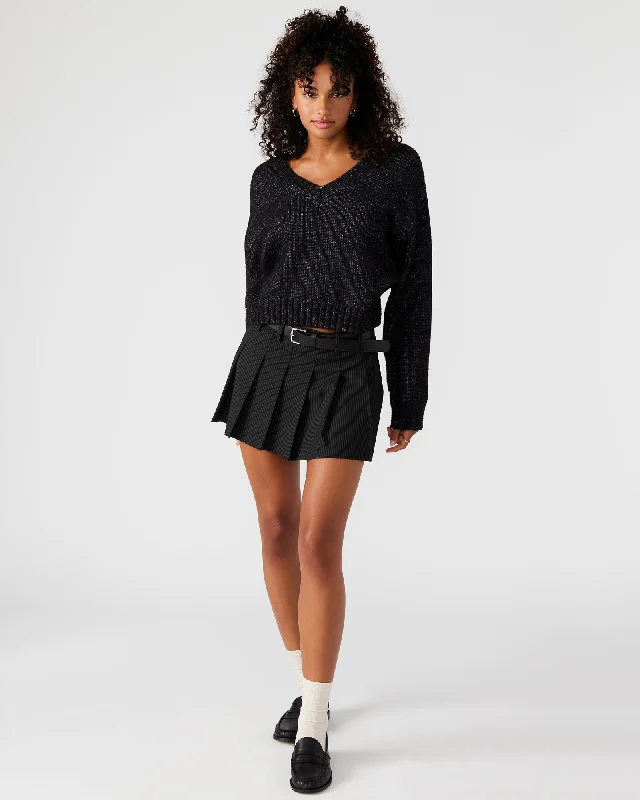 MARGO SKIRT BLACK relaxed fit skirt