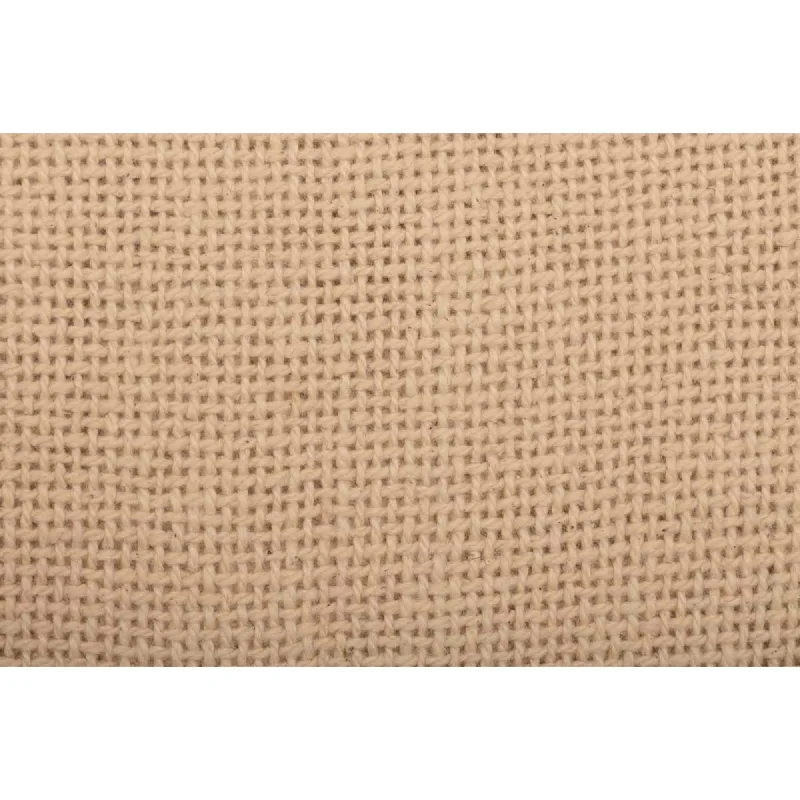 Burlap Vintage Ruffled Twin Bed Skirt 39x76x16 zip skirt side