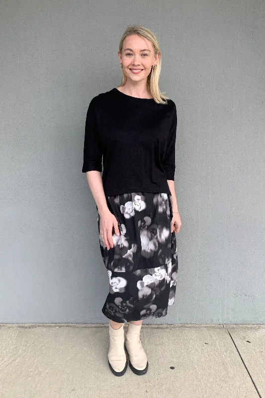 Cashews - SKT103/F17 Cocoon Skirt flowy skirt hem