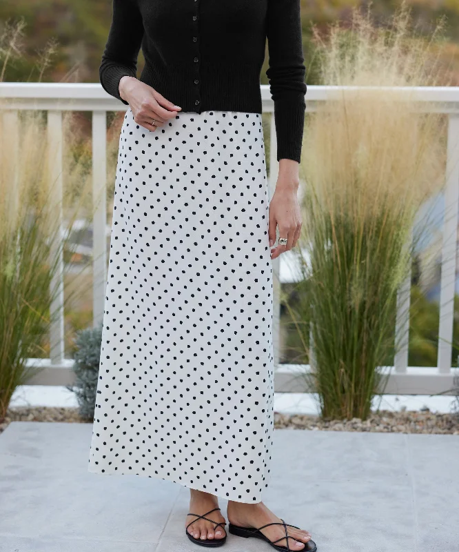 Cleo Slip Skirt silk skirt lustrous