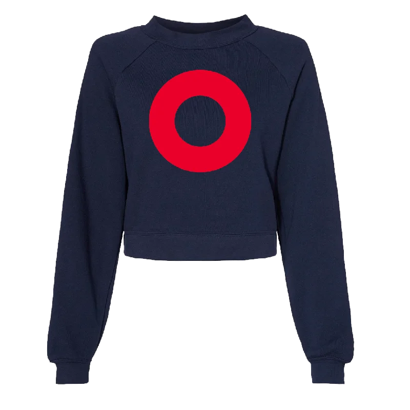 Donut Raglan Sweatshirt Hoodie with Strings Custom Fit Adjustable