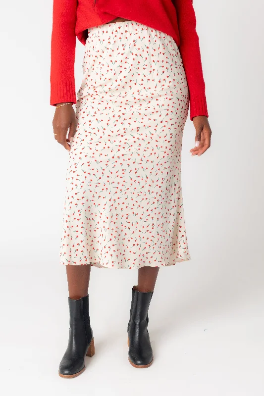 Hannah Floral Skirt leather skirt modern