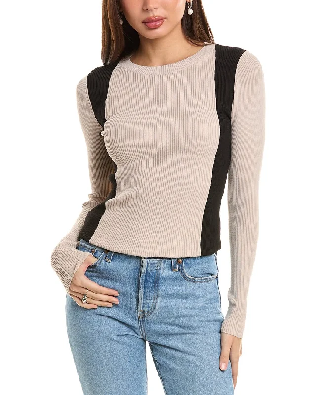 Elie Tahari Fitted Rib Sweater Boxy Sweater Fitted Sweater A-Line