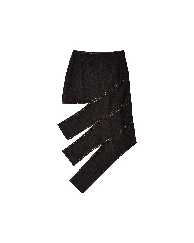 Ellipse Skirt - Smudge lace skirt romantic