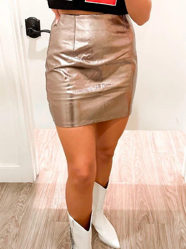 Fall Days Skirt silk skirt smooth