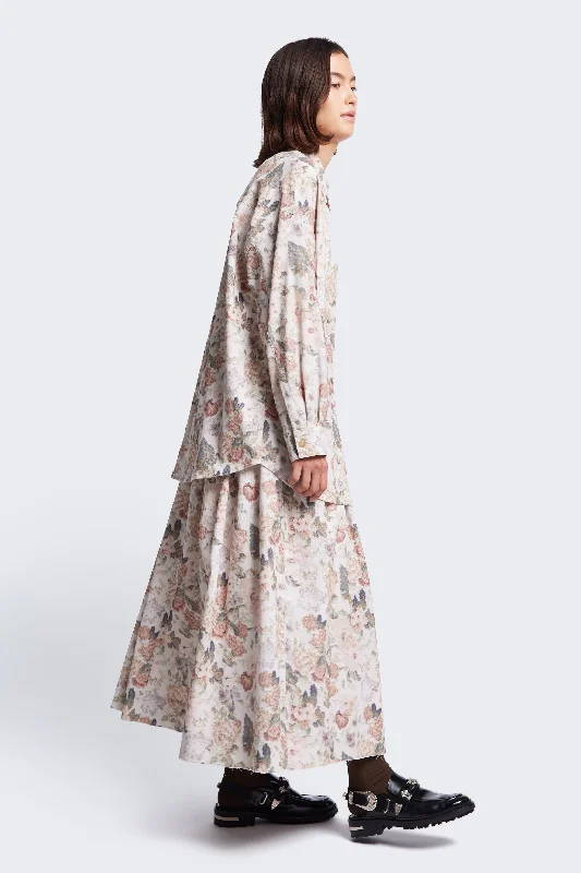 Interlude Skirt Floral vintage skirt charm