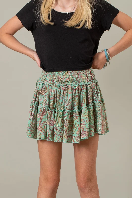Flower Child Skirt Top corduroy skirt comfortable