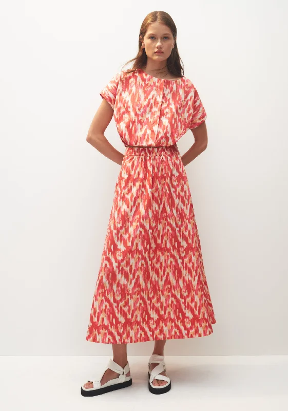 Georgia Skirt_Print chiffon skirt airy