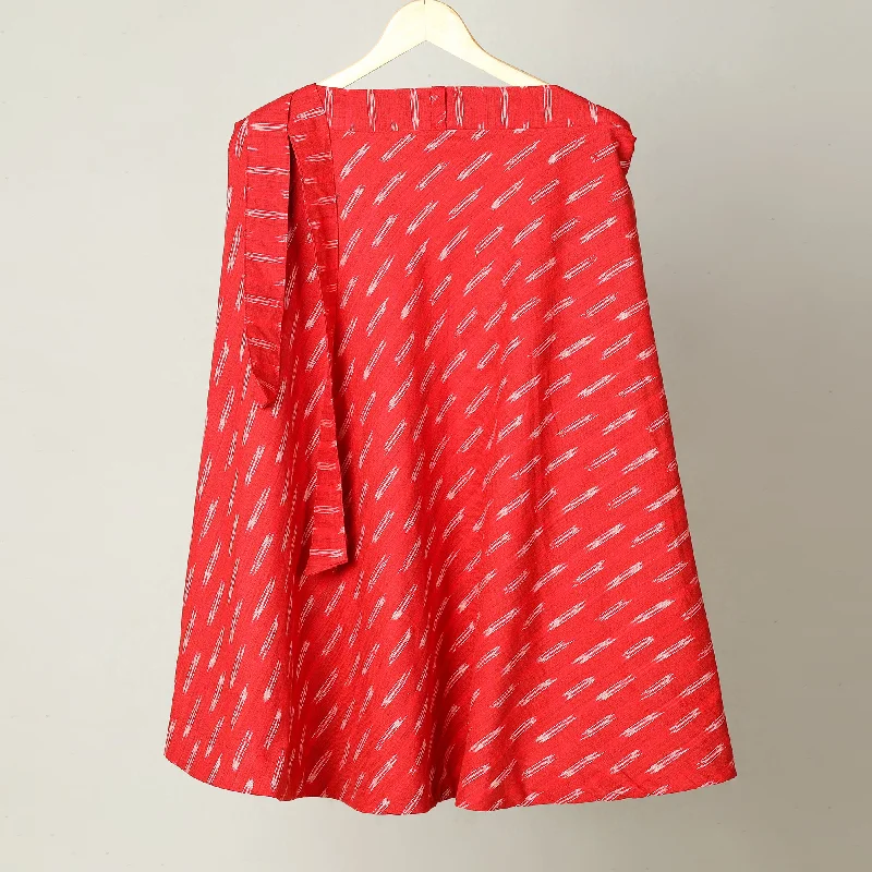 Handmade Cotton Wrap Around Pochampally Ikat Skirt  39 low waist skirt
