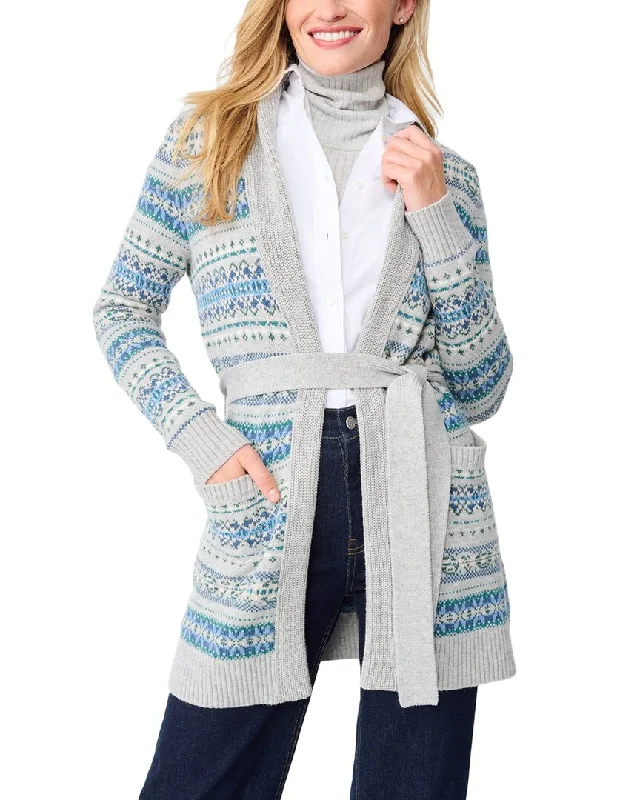 J.McLaughlin Stratham Wool Sweater Bright Pastel Dark