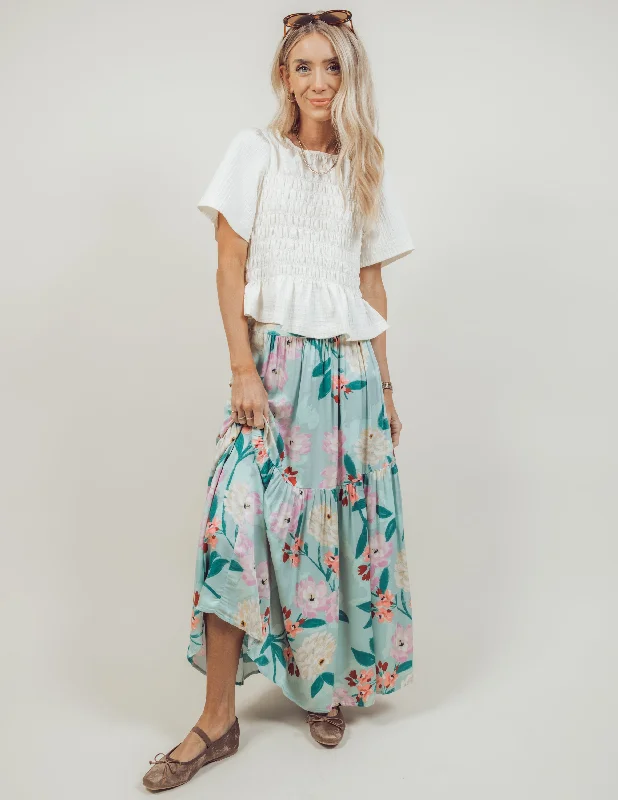 Justine Midi Skirt corduroy skirt durable