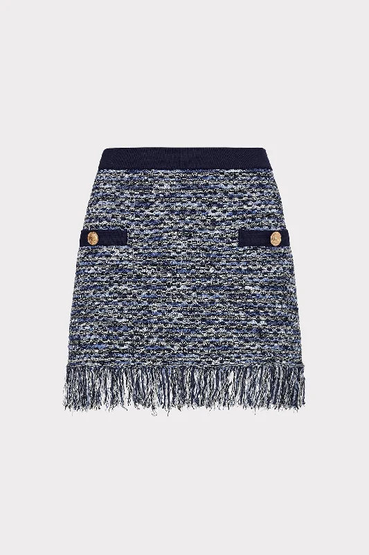 Kali Textured Knit Mini Skirt midi skirt versatile
