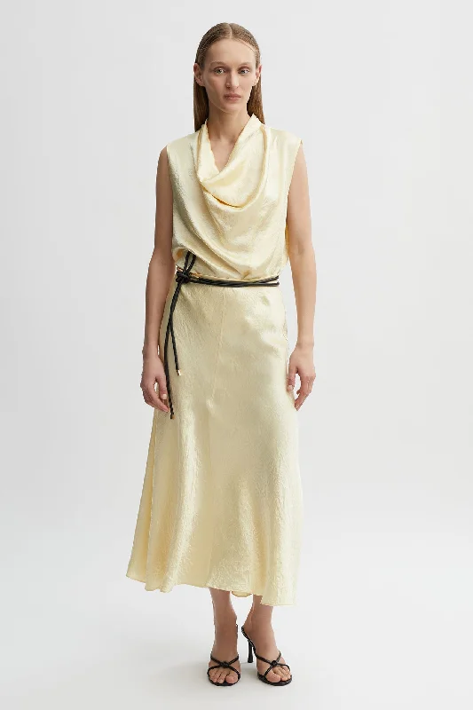 Laszlo Flare Skirt leather skirt bold