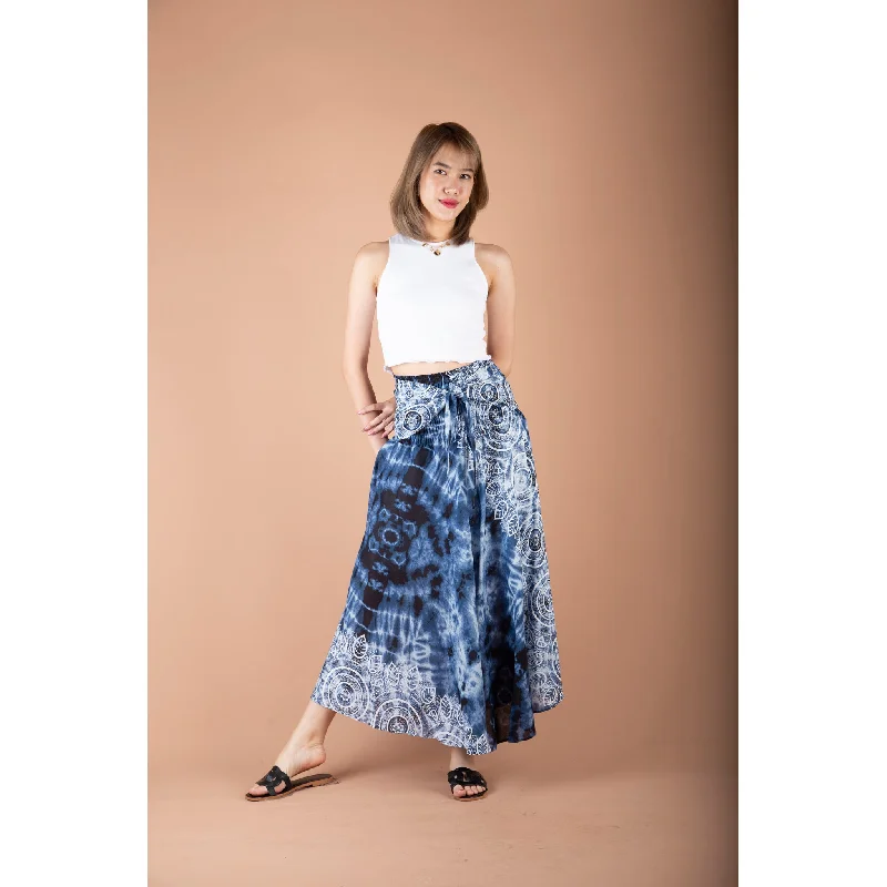 Mandala Women's Bohemian Skirt in Black SK0033 020315 04 denim skirt stylish