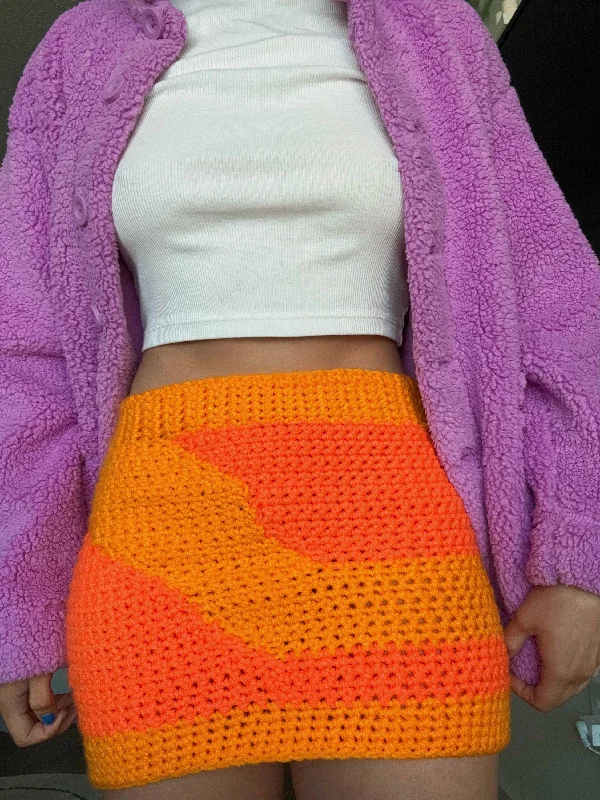 Marley Skirt Crochet Pattern leather skirt modern
