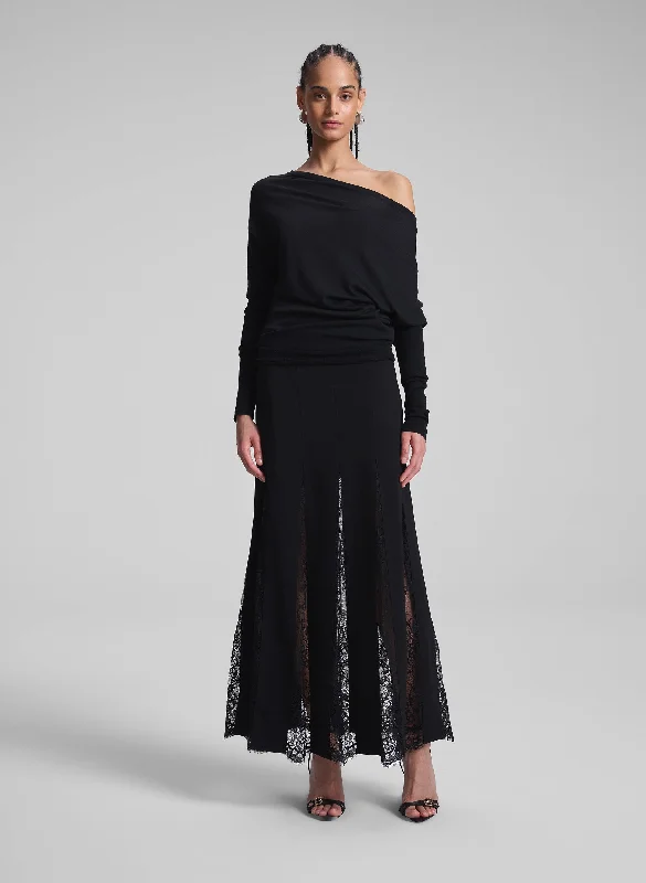 Mira Lace Midi Skirt boho skirt vibe