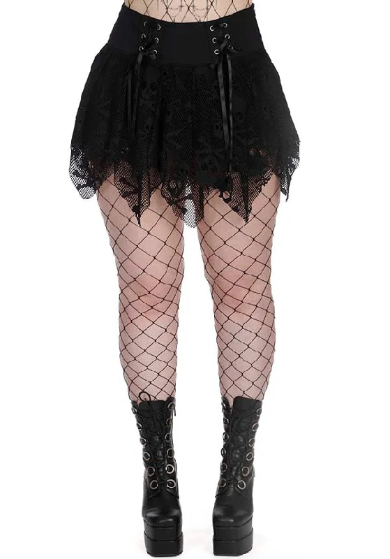 Miss Misery [Black] | SKIRT cashmere skirt soft