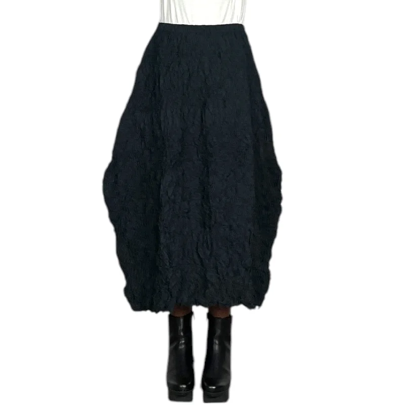 CRINKLE PLEAT A-LINE SKIRT chiffon skirt floaty